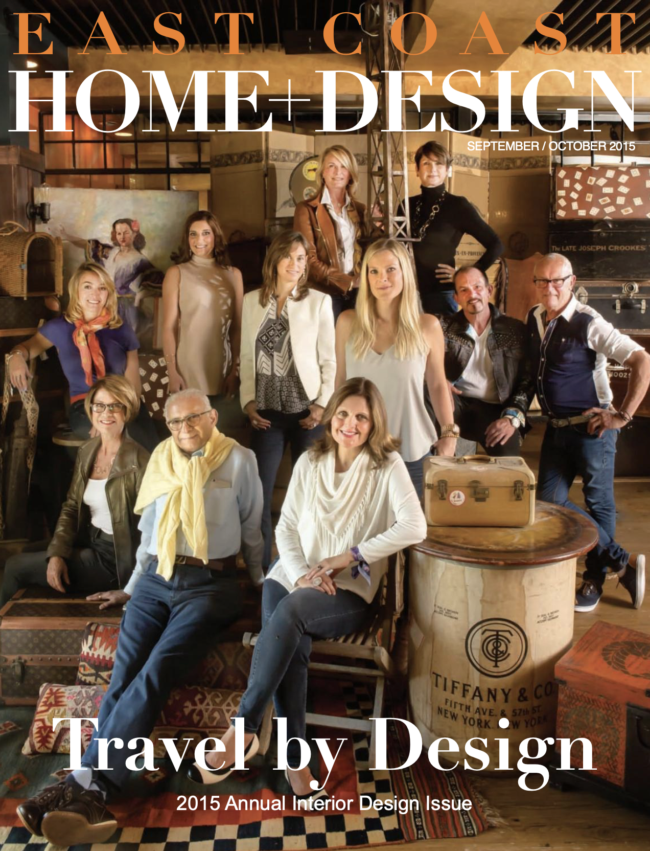 East Coat Home+Design 2015 Annual Interior Design Issue Featuring Lara Michelle Interiors Inc. Westchester NY and Greenwich CT